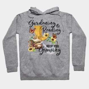 COTTAGE CORE GARDENING & READING KEEP YOU GROWING Hoodie